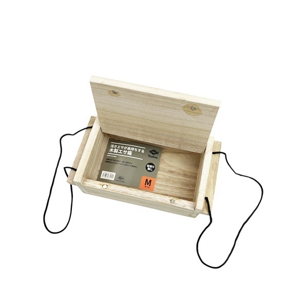 活きエサが長持ちする木製エサ箱